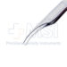 Katzin-Barraquer Corneal Utility Forceps, 0.4mm, 1 x 2 Teeth, 7mm Tying Platform, Colibri Style, Serrated Handle, Polished Finish, Overall Length 2-7/8" (73mm) - 5-4201