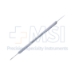 Katzin Lasik Flap Unzipper, Double Ended, Slightly Angled, Sinkey Hook, 0.2mm, Spatula / Notched Probe On Other End - 11-4-3645