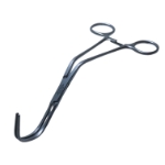 Kay Aorta Clamp Forceps, Curved, 1-3/4" Jaw Length, Depth 1-1/4", Overall Length 8" (203mm) 