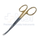 Kaye Dissecting Scissors, TC, Curved, Overall Length 4-1/2" (112mm) - 16-6177