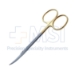Kaye Dissecting Scissors, TC, Curved, Overall Length 4-1/2" (112mm) - 19-132863