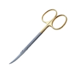 Kaye Dissecting Scissors, TC, Curved, Overall Length 4-1/2" (112mm) 