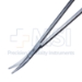 Kaye Face Lift Scissors, Curved, Semi-Sharp Outer Edges, Serrated, Overall Length 7-1/2" (190mm) - 114-6339