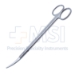 Kaye Face Lift Scissors, Curved, Semi-Sharp Outer Edges, Serrated, Overall Length 7-1/2" (190mm) - 114-6339