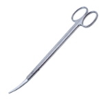 Kaye Face Lift Scissors, Curved, Semi-Sharp Outer Edges, Serrated, Overall Length 7-1/2" (190mm) 