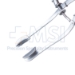 Keiser Lancaster Eye Speculum, Solid 15mm Blades, 8mm Narrowed Portion, Spread 30mm, Screw Locking Mechanism With Disk, Overall Length 3-1/4" (82mm) - 5-5169
