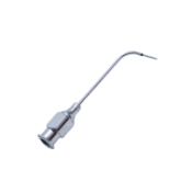 Keisler Lacrimal Cannula, 23ga, 90 Degrees Curve, Blunt 6mm Tip, Reinforced Shaft, Polished Finish, Excluding Hub Overall Length 1-1/4" (31mm) 1329239,May-39,E4428