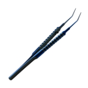 Kellan Endocapsular IOL Insertion Forceps, Titanium, Notched Tip Diameter 0.15mm, Notch Is 1mm From Tip 