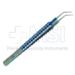 Kellan Intraocular Lens Forceps, Titanium, Angled, Delicate 8mm Jaws, Small Groove On Interior Portion Of Platform Aligned With Handle, Round Handle, Overall Length 3-7/8" (100mm) - 5-3006-T