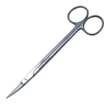 Kelly Fistula Scissors, Curved, Overall Length 6-1/4" (159mm) 