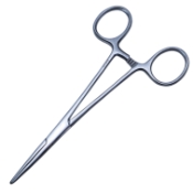 Kelly Forceps, Straight, Overall Length 5-1/2" (140mm) 