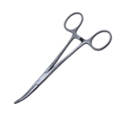 Kelly Hemostatic Forceps, Curved, Overall Length 5-1/2" (140mm) 