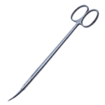 Kelly Scissors, Curved, Overall Length 7" (180mm) 
