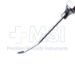 Kelman Cyclodialysis Cannula, 19ga, Polished Finish, Flattened 12mm Tip, Last 2.5mm Angled Up, Right Side Port, Overall Length 1-1/4" (32mm) - 5-1614