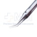 Kelman Hoeffer Suture Forceps, Angled, 0.12mm, 1 x 2 Teeth Set At 90 Degrees, Platforms, Ergonomic Fenestrated Handle, Overall Length 4-3/8" (110mm) - M357155