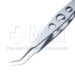 Kelman-McPherson Tying Forceps, Angled, 7.5mm Tying Platforms, Three Hole Handle, Overall Length 4-1/8" (105mm) - 11-6-6141