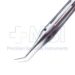 Kelman Mcpherson Tying Forceps, Angled, 8mm Long Tying Platforms, Guide Pin, Handles 9-0 To 11-0 Sutures, Ergonomic Fenestrated Handle, Overall Length 4-3/8" (110mm) - M357660