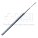 Kimura Platinum Spatula, 4mm Wide x 17.5mm Flat Platinum Spatula, 34mm Shaft, Serrated Flat Handle, Polished Finish, Overall Length 5-3/4" (145mm) - 5-2102