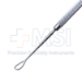 Kirby Expressor Hook Loop, 5mm Wide x 10mm Long Loop, 10mm Wide Muscle/Expressor Hook, Round Knurled Handle, Polished Finish, Overall Length 6-1/8" (115mm) - 5-2349