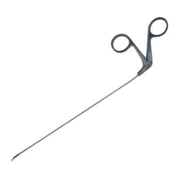 Kleinsasssar Grasping Forceps, Curved Right, 2mm Diameter Shaft, Working Length 9" (230mm) 