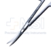 Knapp Iris Scissors, Curved , Sharp Tips, 30mm Mid-Screw To Tip, Overall Length 4" (100mm) - 1516-6651BX