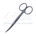 Knapp Iris Scissors, Curved , Sharp Tips, 30mm Mid-Screw To Tip, Overall Length 4" (100mm) - 1516-6651BX