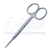 Knapp Iris Scissors, Straight, Sharp Tips, 30mm Blades, Overall Length 4-1/8" (105mm) - 19-13887