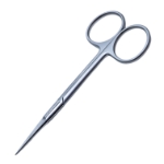 Knapp Iris Scissors, Straight, Sharp Tips, 30mm Blades, Overall Length 4-1/8" (105mm) 