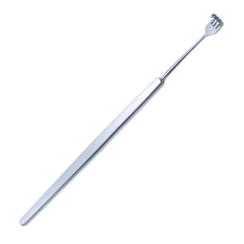 Knapp Lacrimal Retractor, 4 Prongs, Blunt, Overall Length 5" (127mm) 1369417,May-49,K1-9000,08-05102,E4538