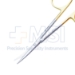 Knapp Strabismus Scissors, TC, Curved, Blunt Tips, Overall Length 4-1/4" (108mm) - 1516-6851BX