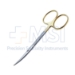 Knapp Strabismus Scissors, TC, Curved, Blunt Tips, Overall Length 4-1/4" (108mm) - 1516-6851BX