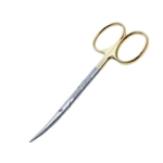 Knapp Strabismus Scissors, TC, Curved, Blunt Tips, Overall Length 4-1/4" (108mm) 