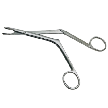 Knight Septum Nasal Forceps, Oval Cup 5mm x 12mm Jaw, Box Lock, Overall Length 7-1/2" (190mm) 