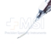 Knolle Anterior Chamber Irrigating Cannula, 23ga, Blunt Tip, 45 Degrees Angled Shaft, 1.5mm Tip To Bend, Polished Finish, Working Length 1" (25.4mm) - 11-8-6191
