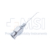 Knolle Anterior Chamber Irrigating Cannula, 30ga Cannula, Polished Finish, Blunt Tip, 45 Degrees Angled Shaft, 2mm Tip To Bend, Excluding Hub Overall Length 3/4" (19mm) - 5-5012-30