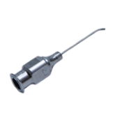Knolle Capsule Scraper, 23ga, 2mm Angled Sandblasted Tip, Polished Finish, Excluding Hub Overall Length 3/4" (20mm) K7-4950,E0509 23ED,91-7091,1251E,K7-4950,91-7091,E0509
