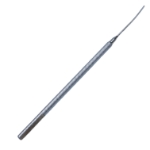Knolle Lens Nucleus Spatula, Anterior Chamberga, Flat Curved 1mm Spatula Blade, 30mm Long, Marks 7mm, 6mm, 5mm From Tip, Round Knurled Handle, Polished Finish, Overall Length 4-7/8" (123mm) E0707,6857E,E0707