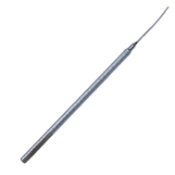 Knolle Lens Nucleus Spatula, Anterior Chamberga, Flat Curved 1mm Spatula Blade, 30mm Long, Marks 7mm, 6mm, 5mm From Tip, Round Knurled Handle, Polished Finish, Overall Length 4-7/8" (123mm) E0707,6857E,E0707