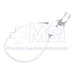 Knorz Lasik Aspirating Speculum, 6 Aspirating Holes Per Blade, 62mm x 11mm Blades - 44031G
