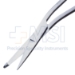 Knowles Finger Bandage Scissors, Side Angled, Lower Blade Serrated, Ball Tip, Overall Length 5-1/2" (140mm) - 211643J