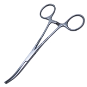 Kocher Forceps, Curved, Overall Length 5-1/2" (140mm) 