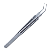 Kraff Utrata Forceps, 11mm Bend To Tip, Round Handle 
