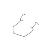 Kratz-Barraquer Eye Speculum, Open 8mm Blades, Dull Finish, 19mm Spread, Overall Length 1-3/8" (36mm) 