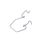 Kratz-Barraquer Eye Speculum, Open 14mm Blades, 18mm Spread, Dull Finish, Overall Length 1-5/8" (41mm) E4106 K,08-08105,7909E,08-08105,E4106 K