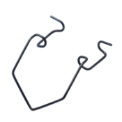 Kratz-Barraquer Speculum, Large, Heavy Wire, Straight, V-Shaped End, Blade Length 16mm, Spread 19mm, Overall Length 1-1/2" (37mm) 1552588,11/2/6150,K1-5049