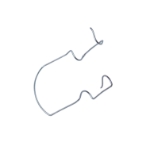 Kratz Barraquer Lid Speculum, Open 14mm Rounded Blades, 18mm Spread, Angled, Dull Finish, Temporal Approach, Overall Length 1-5/8" (41mm) 