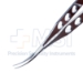 Kratz Lens Holding Forceps, Curved, Very Delicate Narrow Jaws, 3-Hole Handle - 11-6-9591
