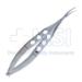 Kratz Lens Holding Forceps, Curved, Very Delicate Narrow Jaws, 3-Hole Handle - 11-6-9591