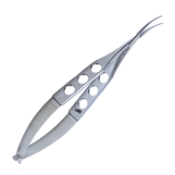 Kratz Lens Holding Forceps, Curved, Very Delicate Narrow Jaws, 3-Hole Handle K5-8480