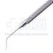 Kuglen/Fenzl Instrument, Double Ended, One End Kuglen Iris Hook, Push Pull Model, Angled, Other End Fenzl Manipulator Hook, 0.15mm, Straight, Round Handle - 11-4-6634-6641